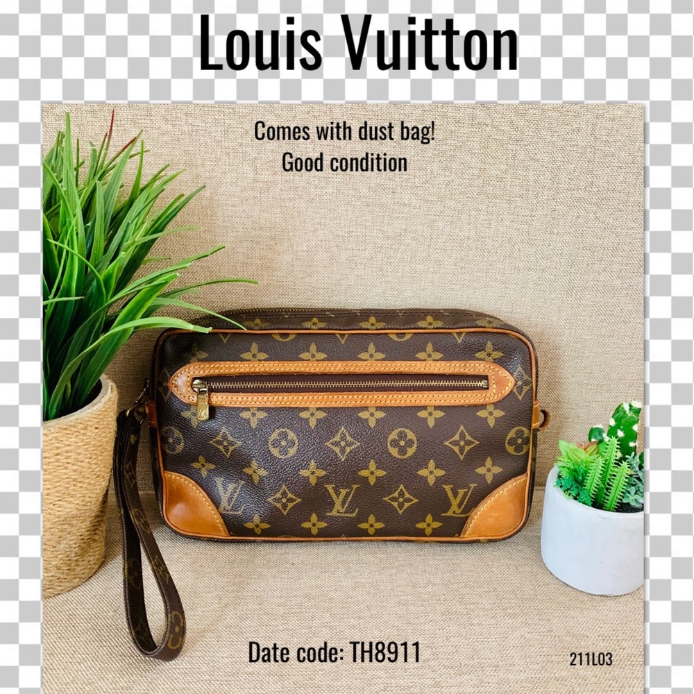 Louis Vuitton cosmetic bag dragonne marly monogram